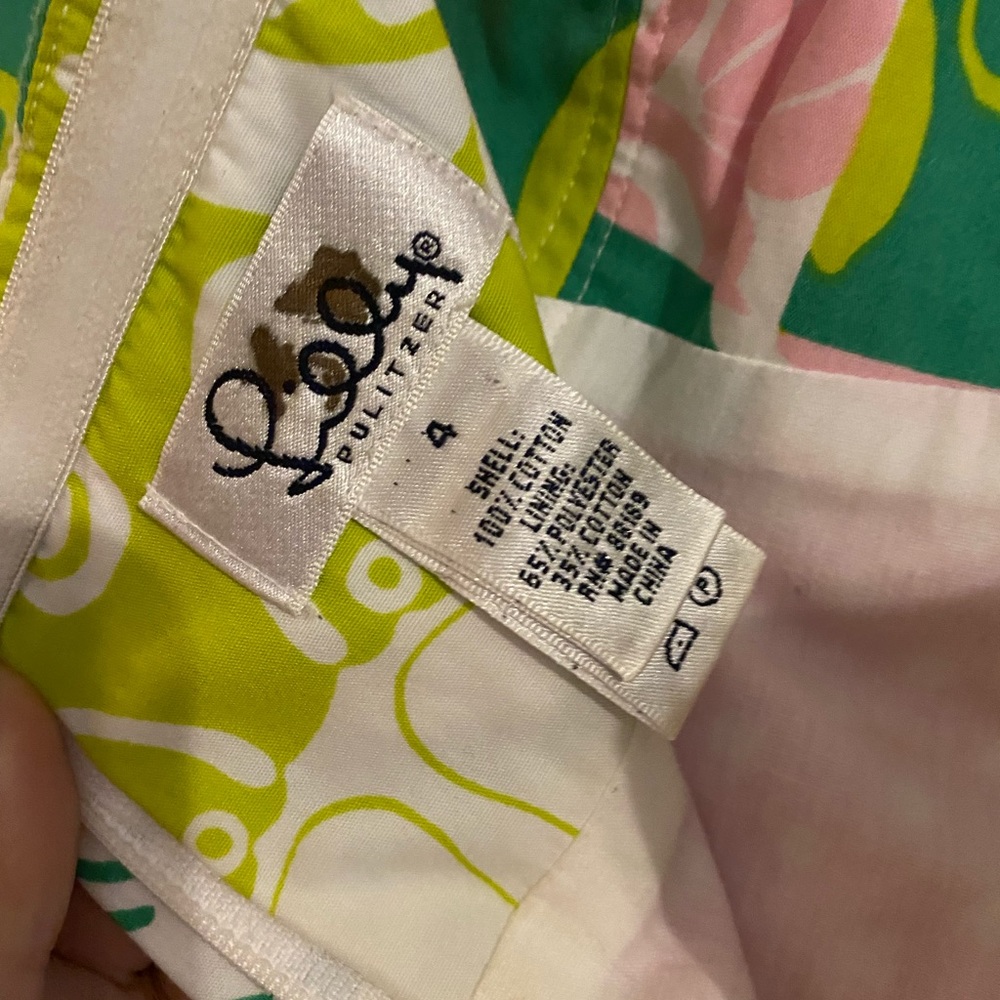 Lilly Pulitzer White Tag Strapless Patch Dress 4 - Picture 4 of 4